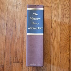 Matthew‎ Henry Commentary on the Whole Bible Zondervan Staging Home Decor